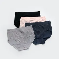 【新品】【1点販売】Boody[ブーディー] レディース リヨライト フルボーイレッグブリーフ [リブ編みショーツ パンツ ボーイレッグ 下着 ミッドライズ 深め 伸縮性 通気性 吸湿性 締め付け感無 フィット シームレス 無地]