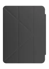 ブラック 【SwitchEasy】 iPad Air 第5世代 Air4 /iPad Pro 11 2022 2021 対応 ケース 手帳型 オートスリープ 対応 背面 クリア スリム 保護 カバー Apple Pencil 2 充電 ホルダー 透明 クリアケ