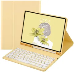 【人気商品】7/Mini Mini 6) Mini Mini iPad iPad iPad (イェロー ，オートスリープ機能 レディース キャンディーカラー かわいい 7/6世代8.3インチ Bluetoothキーボード，女性人気2024秋発売Mini キーボ
