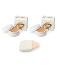 【2個セットオリジナルパフ2個付き】資生堂(SHISEIDO) スポッツカバー ファウンデイション (ベースカラー部分用) #H100 (コンシーラー)
