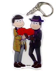 【中古】キーホルダー・マスコット(キャラクター) 十四松＆トド松 「おそ松さん×PRONTO 第三弾 ペアアクリルキーホルダーコレクション」