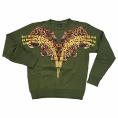 マルセロバーロン スウェットトレーナー MARCELO BURLON Tepenk Crewneck CMBA009F17506017 4088 メンズ 裏起毛  クルーネック グリーンのサムネイル