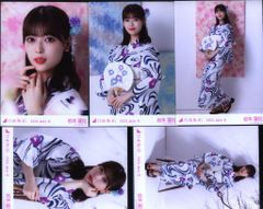 岩本蓮加　乃木坂46 浴衣　ランダム生写真　5種コンプ 岩本蓮加 乃木坂46 浴衣 ランダム生写真 5種コンプ - メルカリ