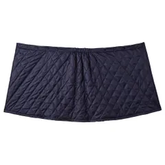☆ ネイビー/アイボリー ☆ 中綿キルトリバーシブル巻きスカート 巻きスカート 防寒 ラップスカート キルティング レディース 巻きスカート防寒 防寒グッズ オフィス スポーツ観戦 あったかグッズ 屋外 あったか ひざ掛け ルームウェア 暖かい 膝掛けのサムネイル