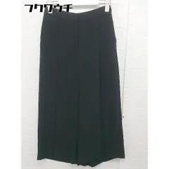 ◇ NATURAL BEAUTY BASICワンタック ワイド スラックス パンツ サイズXS ブラック レディース 【中古】 【1105210026488】