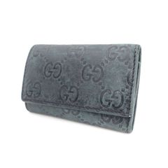 GUCCI / グッチ ■5連キーケース　GG　グッチシマ　レザー　ブラック 138098,2184 【KEY/キー/鍵】 ブランド【中古】 