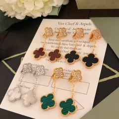 [Van Cleef & Arpels] アルハンブラ ダブルフラワー イヤリング | ヴァン クリーフ & アーペル レディースジュエリー｜本日限定特価｜新品未使用