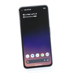 【液晶美品】SIMフリー Google Pixel4a（5a）128GB ブラック