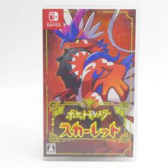 Nintendo Switchソフト ポケットモンスター スカーレット ※中古