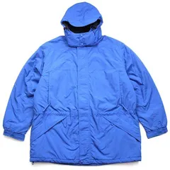 L.L.Bean Thinsulate 中綿入り ナイロン マウンテンパーカー 青 XL★オールド ジャケット アウトドア オーバーサイズ ビッグサイズ