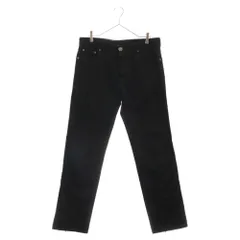 CHROME HEARTS (クロムハーツ) FLEURKNEE DNM PANTS 裾ダガージップフレアニーデニムパンツ ブラックのサムネイル