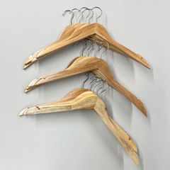 店頭使用品　木製ハンガー　15点まとめ