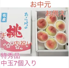 実はお値打ち⭐︎秀品2キロ箱❗️ 中玉★桃パパ★【送料無料】あら川ブランド桃