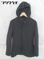 ■ COMME CA ISM コムサイズム  長袖 コート サイズS ブラック メンズ  【1102050004591】