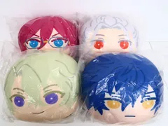 4点セット あんさんぶるスターズ!! ビッグおまんじゅうクッションvol.8 Eden/乱凪砂・漣ジュン・七種茨・巴日和