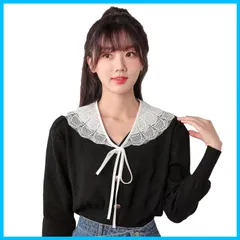 【特価商品】トップス つけ衿 カーディガン風 肩かけ つけ襟 マフラー レイヤード ストール 付け衿 レース レース つけえり ブラウス襟 レディース 重ね着 付け襟 大人可愛い [§SEYIXU]