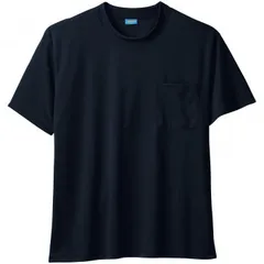 桑和 50381 半袖Tシャツ(胸ポケット付き) Lサイズ ブラック(4) SOWA