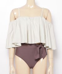 【ムラスポ公式】新品 Beach Queen ビーチクイーン 水着 オフショルダービキニ 383000