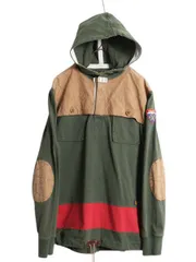 【お得なクーポン配布中!】 ヴィンテージ 加工 ラグビー ラルフローレン フード付き 長袖 ラガー シャツ メンズ L / 長袖シャツ パーカー ラグビーシャツ アウトドア