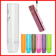 傷つけ防止 持ち運び便利 耐衝撃 全面保護 ケース ワン対応 透明ケース。アイコスイルマ ストラップ付（クリア） ワンに適用する i one/イルマ iluma GUANSTD加熱式たばこ用ケース、iqos