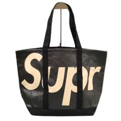 SUPREME シュプリーム 22SS Raffia Tote Bag ロゴ ラフィア トートバッグ 正規品 / 40103