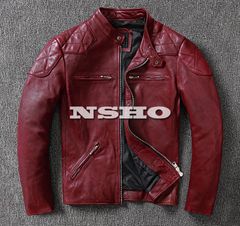上質　メンズ　レザー　ジャケット　カウハイド　牛革　アウトロースタイル　キルティング　シングルライダース　イタリアンレザー 上質 メンズ レザー ジャケット カウハイド 牛革 アウトロースタイル