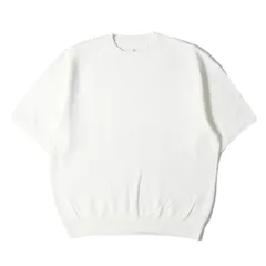 美品 KAPTAIN SUNSHINE キャプテン サンシャイン スウェット サイズ:38(M) 22SS スヴィンコットン オーバーサイズ クルーネック 半袖 スウェットシャツ S/S BIG PULLOVER ホワイト 白 トップス トレーナーのサムネイル