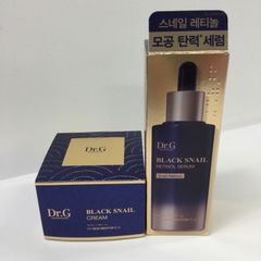 K446 Dr.G ドクタージー ブラック スネイル レチノール セラム 50ml / クリーム 50ml 2点セット 使用期限:20270306