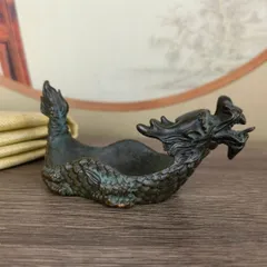 盤竜文鎮 文房用品 神獣 置物 書斎 卓台 装飾品 工芸品 美術品 2025年最新】龍文鎮の人気アイテム - メルカリ