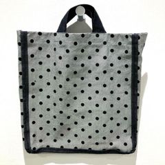 【新品、未使用】コムデギャルソン コムデギャルソン COMME des GARCONS COMME des GARCONS 綿デニム ドットプリント トートバッグ インディゴ