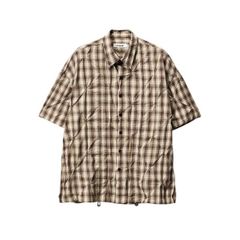 クレスト CLESSTE / チェック柄サッカークラシックシティS/Sシャツ