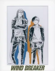 【中古】紙製品 桜遥＆杉下京太郎 川上大志 描き下ろし A5サイズイラストボード 「WIND BREAKER 東風商店街ハロウィンまつり」 昼の部 グッズ付き配信視聴チケット特典