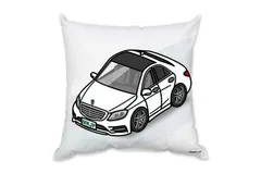 車種別ボディカラーが選べるクッション【ナンバー入れ可】 外車 メルセデス ベンツ Sクラス W222