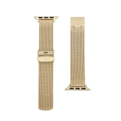 【ギフト対応可】ダニエルウェリントン DANIEL WELLINGTON 替えベルト Smartwatch Mesh Strap Gold メッシュ ステンレススティール アップルウォッチ用 ゴールド おしゃれ 人気 ブランド 誕生日 プレゼント 送料無料のサムネイル
