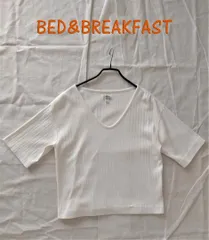 定価1.2万円 BED&BREAKFAST シンプル ニット トップスのサムネイル