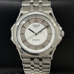 SEIKO セイコー クレドール 4M71-0A30 キネティック オートクォーツ メンズ K18WG ホワイトゴールド