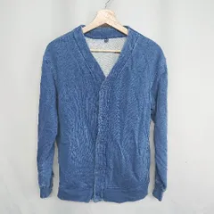 ◇ ⊇ UNIQLO ユニクロ コットン系 長袖 ジャケット サイズM ブルー系 レディース E  【1409100057249】