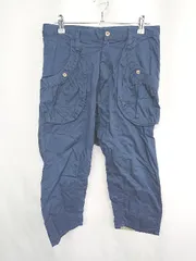 ◇ Ne-net ネ ネット 目 刺<!-利用不可文字-!> バックジップ ストレートパンツ サイズ2 ネイビー カーキ メンズ E  【1408060010776】