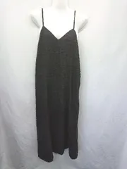 ◇ ⊂ URBAN RESEARCH アーバンリサーチ 膝下丈 キャミソール ワンピース サイズF ブラック レディース E  【1503040003363】のサムネイル