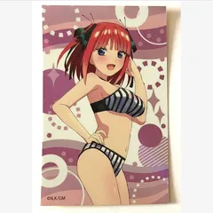 [048]☆五等分の花嫁☆ ばかうけ×映画五等分の花嫁オリジナルシール〈中野二乃〉