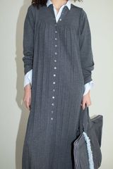 【新品未使用】 Harikae 23aw Pleats Long Cardigan ハリカエ プリーツ ロングカーディガン ニット ブラック sacai サカイ