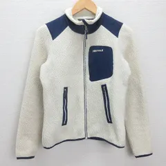 H■マーモット/Marmot ウィメンズ ボアフリースジャケット【XS】白/LADIES■143 【中古】