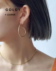 【SALE】GOLDY/ゴールディ/カービング ライン ピアス/アクセサリー/1220506のサムネイル