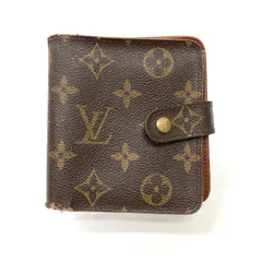 【LOUIS VUITTON】ルイヴィトン モノグラム コンパクトジップ 二つ折り財布 ジャンク☆
