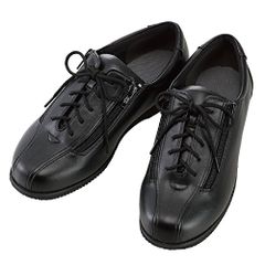 【人気商品】徳武産業 介護シューズ あゆみ コンフォートIII 外出用 黒 3L 25.0-25.5cm 足囲7E 両足