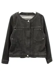 ⭐︎新品・未使用⭐︎ INGEBORG インゲボルグ　コーデュロイ　フリルジャケット フリルアクセントノーカラージャケット｜ピンクハウス