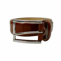 コールハーン COLE HAAN 美品 レザーベルト シルバー金具 ブラウン系 90cm 36インチのサムネイル