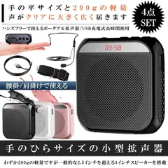 拡声器 ポータブル ハンズフリー ヘッドセット 小型拡声 システム マイク 付 スピーカー 音楽再生 USB micro アウトレット
