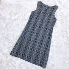 〚COMME CA BOY〛コムサボーイ S-Mサイズ相当　チェック柄ワンピース