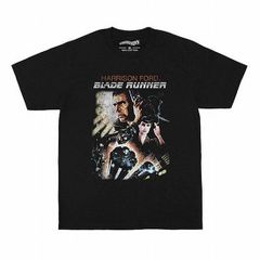 メンズ レディース 半袖Tシャツ 映画 SF Tシャツ ブレードランナー ブラック XLサイズ